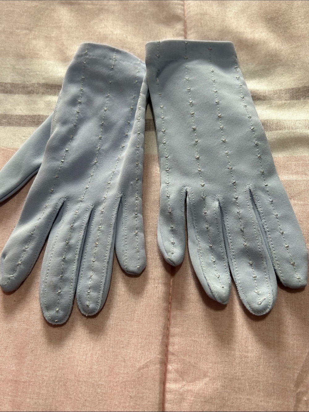 Classic Light Blue Girls Formal Gloves NWT